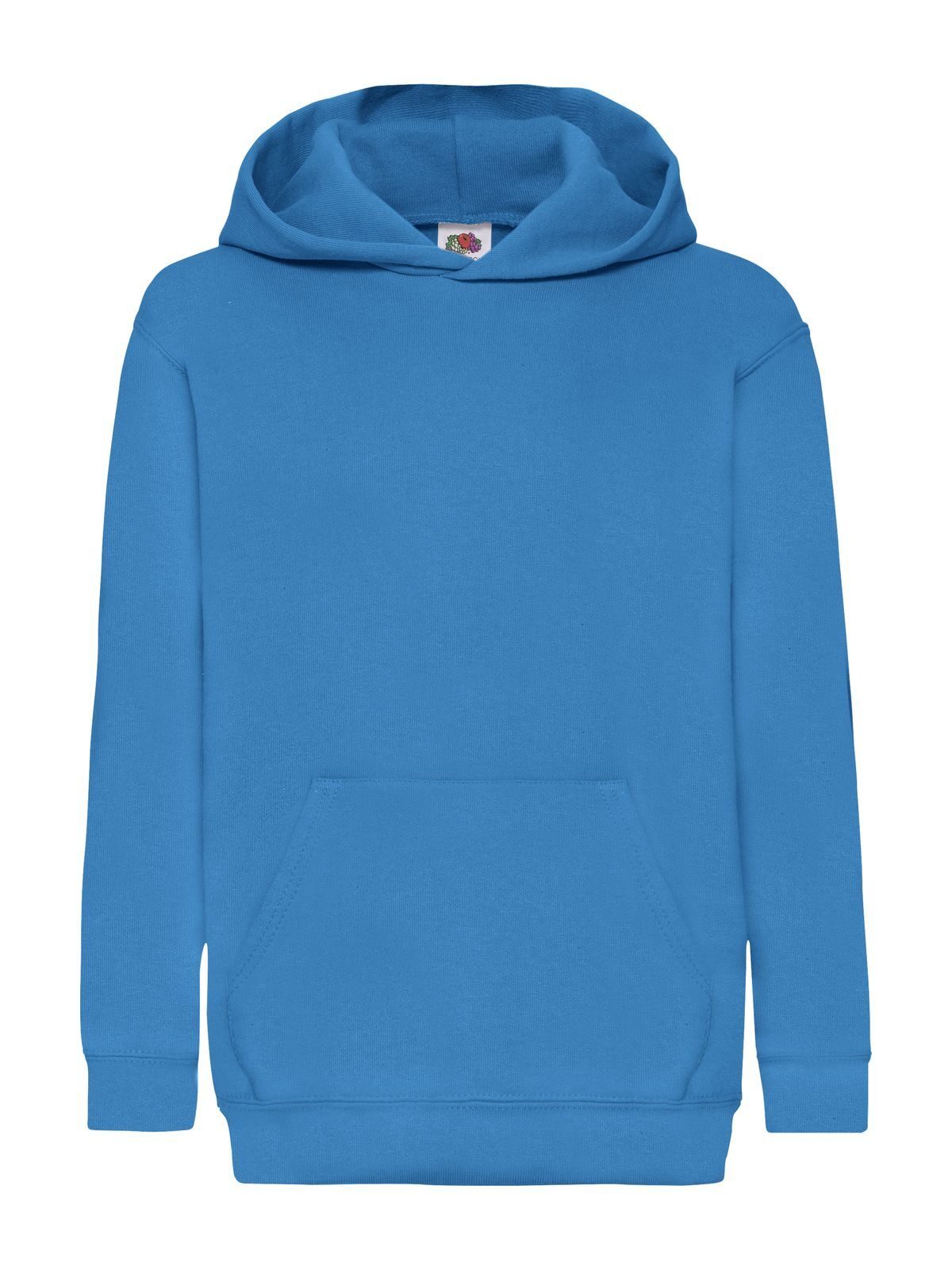 Klassischer Kapuzenpullover für Kinder - Azurblau
