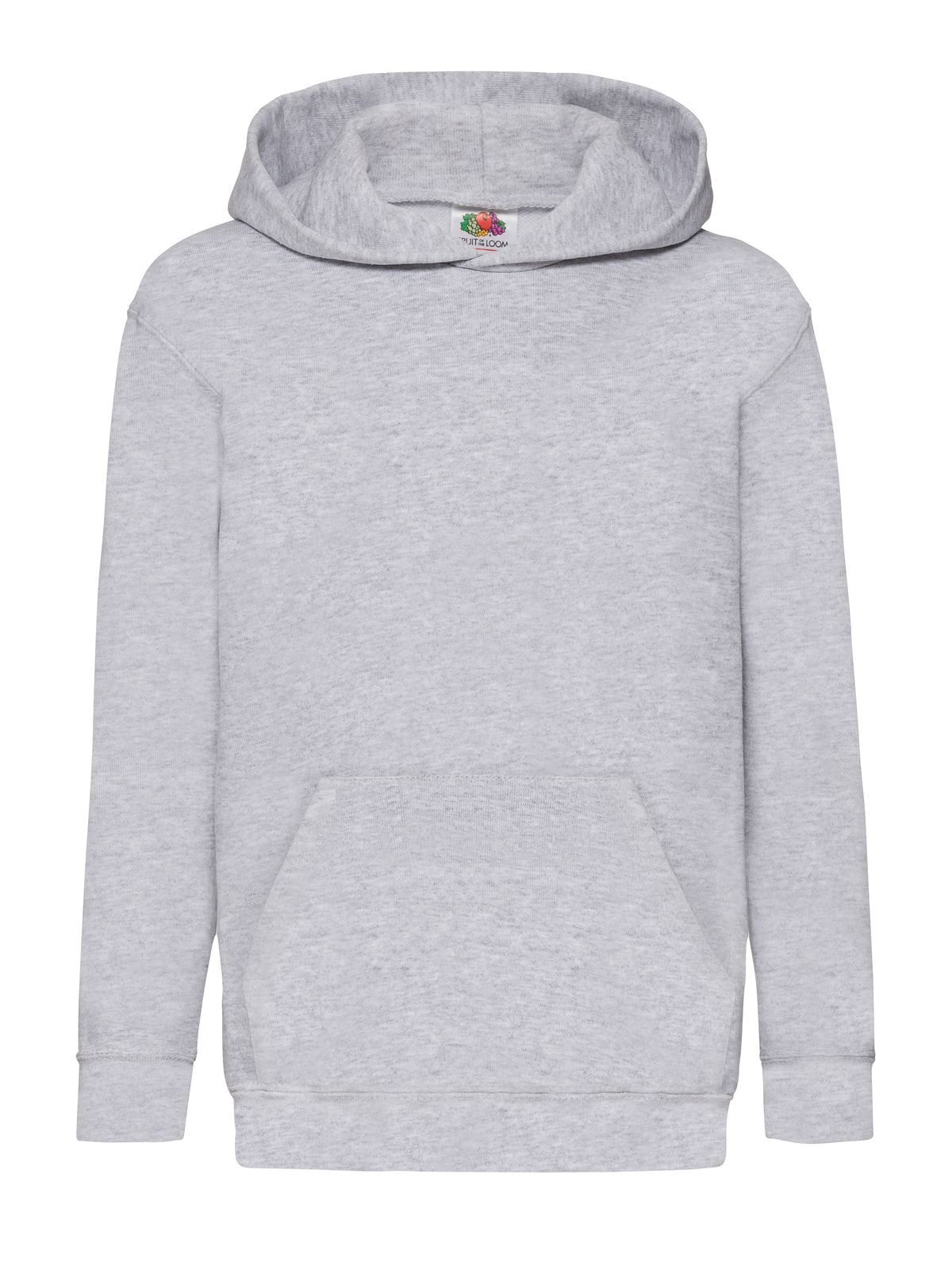 Klassischer Kapuzenpullover für Kinder - 94 - Melange Grey