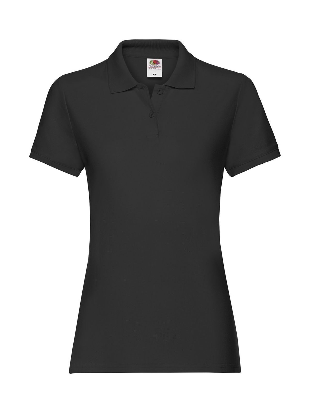 Premium-Polo für Damen - 36 - Schwarz