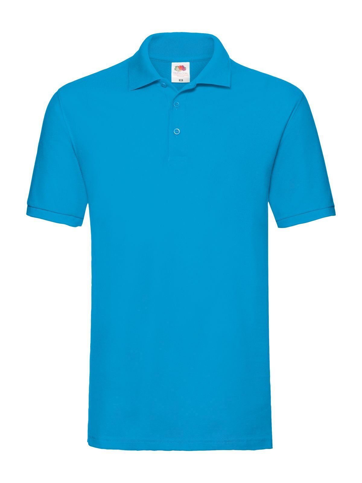 Premium Polo - Azurblau