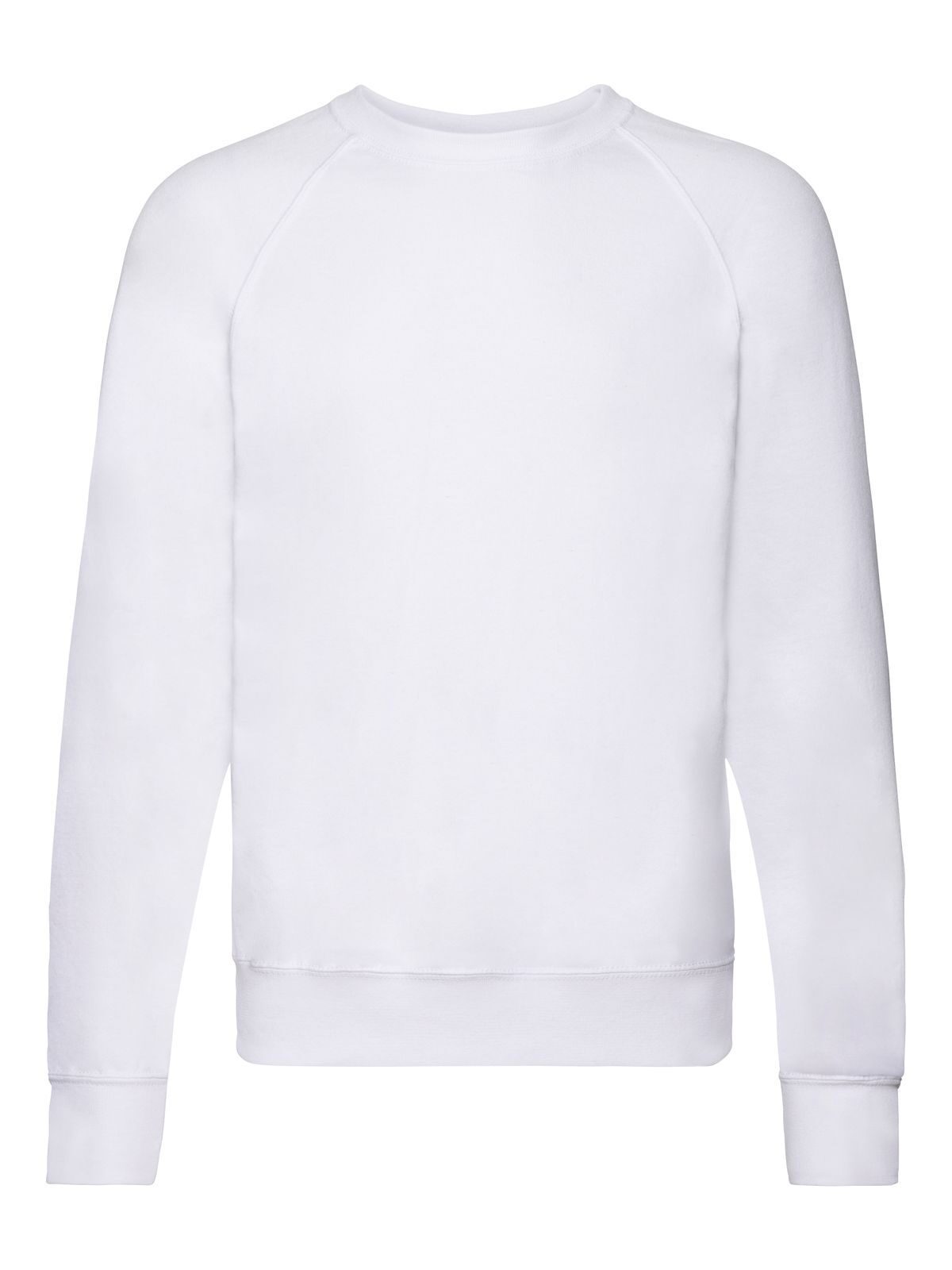 Leichtes Raglan-Sweatshirt - 30 - Weiß