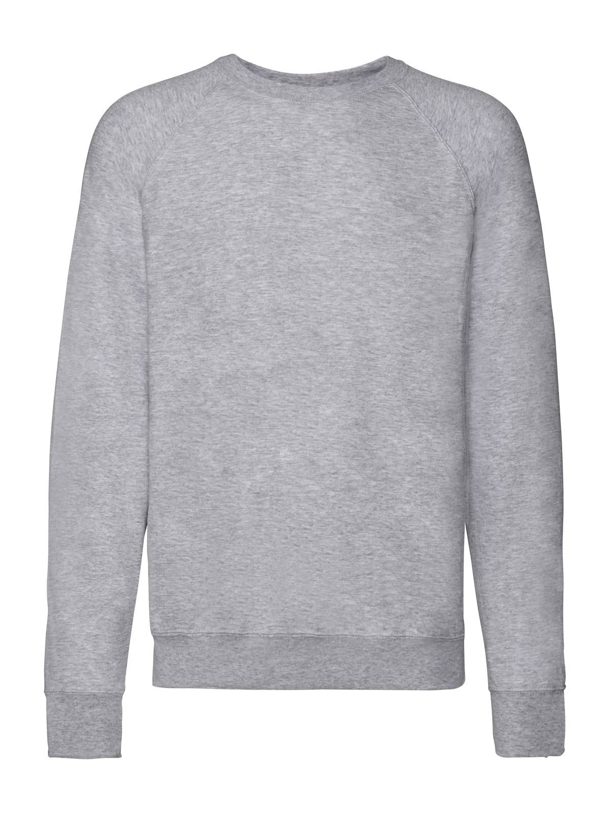Leichtes Raglan-Sweatshirt - 94 - Melange Grey