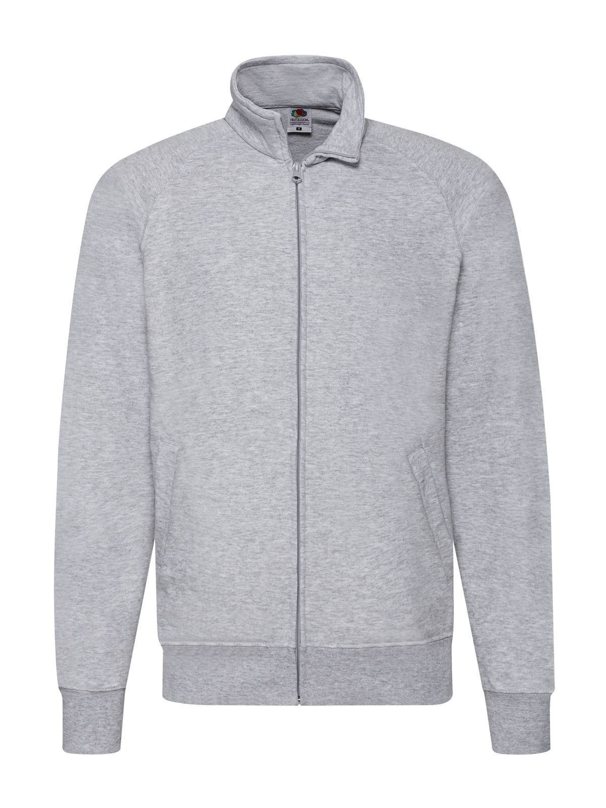 Leichte Sweatjacke - 94 - Melange Grey