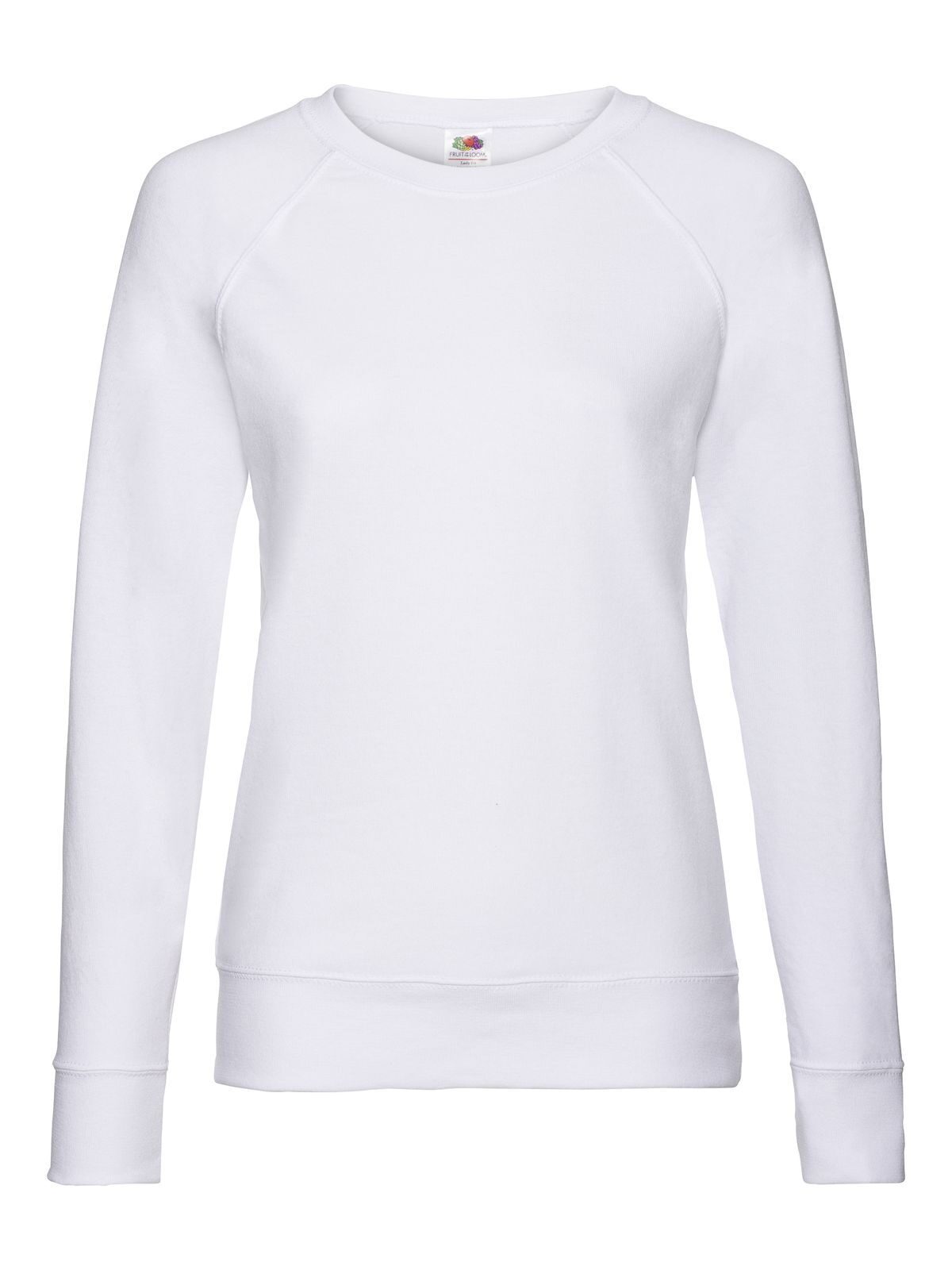 Leichtes Raglan-Sweatshirt für Damen - 30 - Weiß