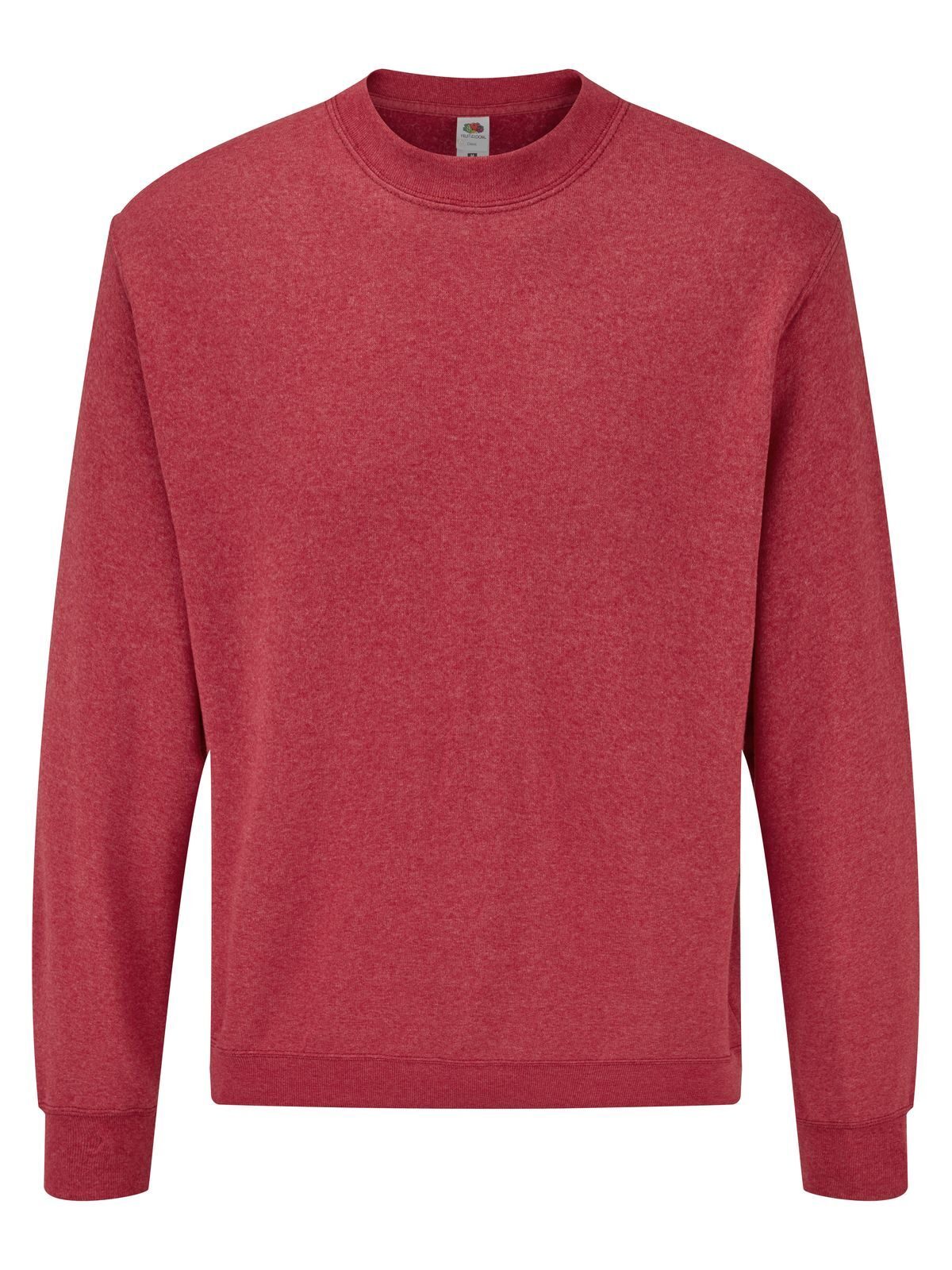 Klassisches Set-in-Sweatshirt - VH - Vintage Heather Red