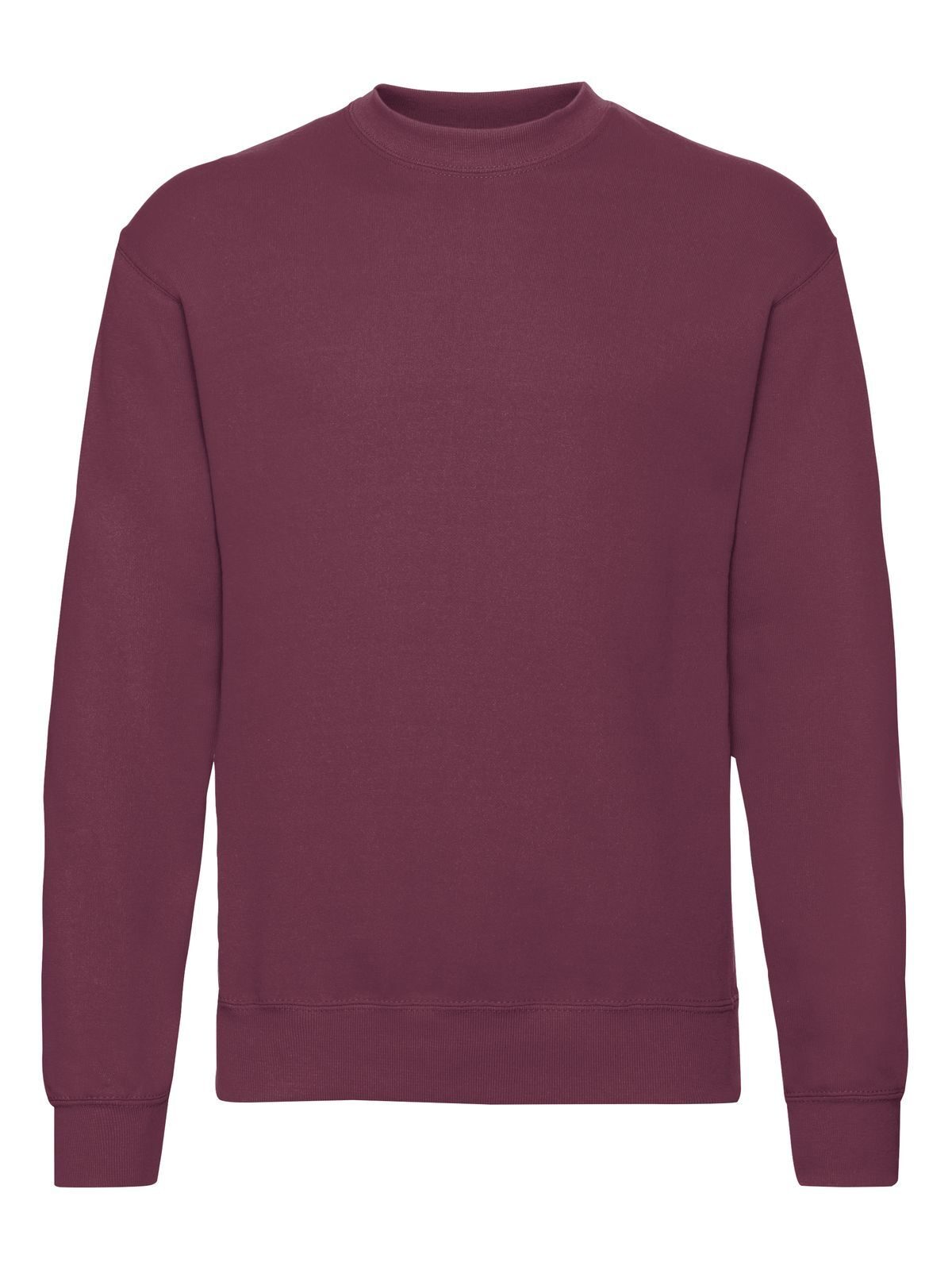 Klassisches Set-in-Sweatshirt - 41 - Bordeaux