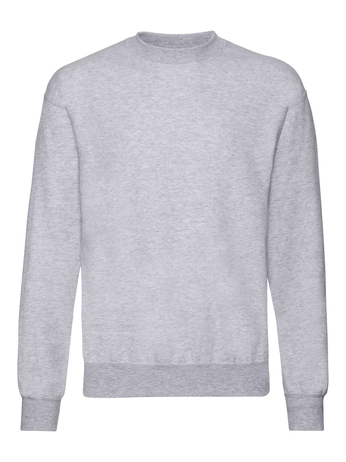 Klassisches Set-in-Sweatshirt - 94 - Melange Grey