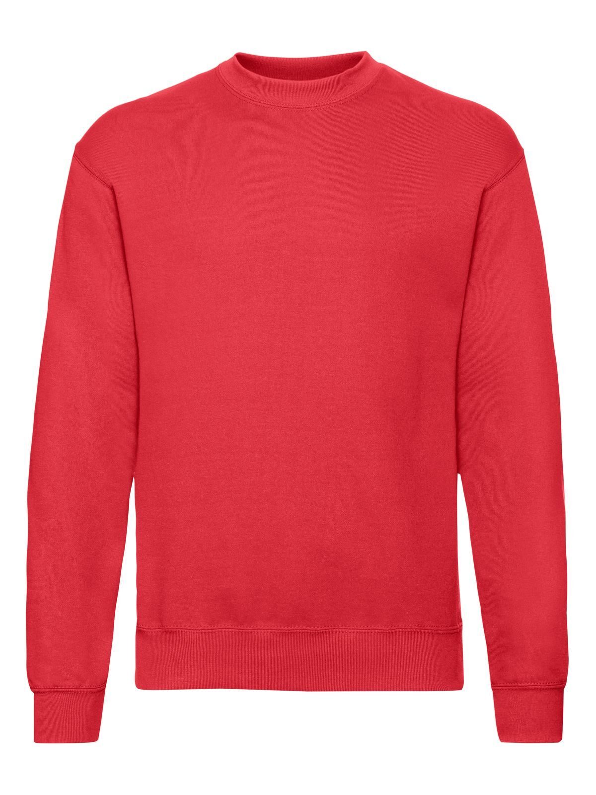 Klassisches Set-in-Sweatshirt - 40 - Rot