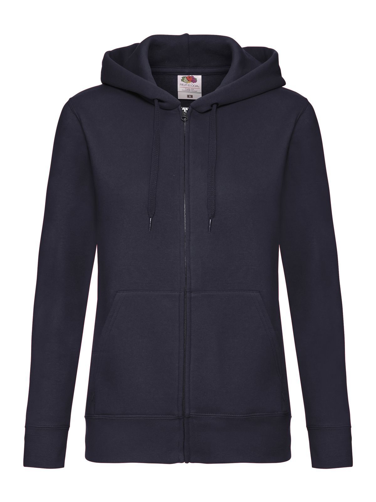 Premium-Sweatjacke mit Kapuze für Damen - AZ - Mitternachtsblau