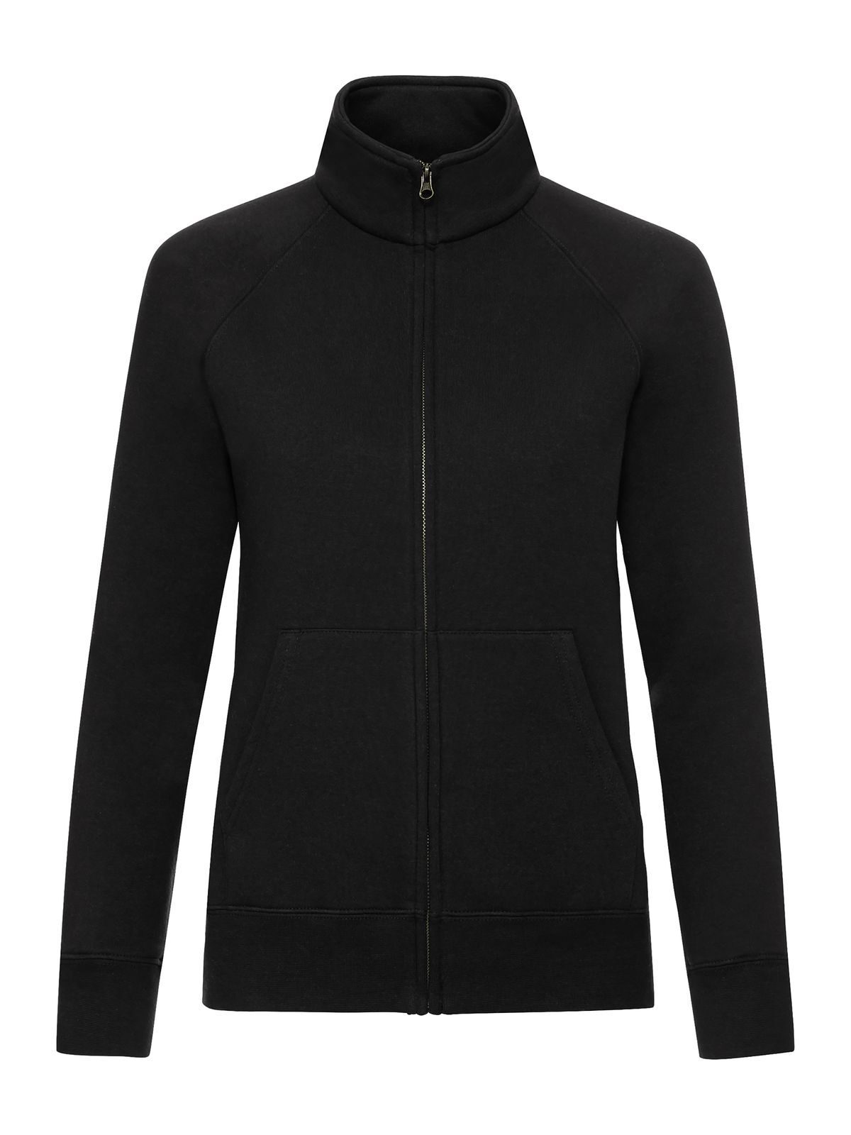 Premium-Sweatjacke für Damen - 36 - Schwarz