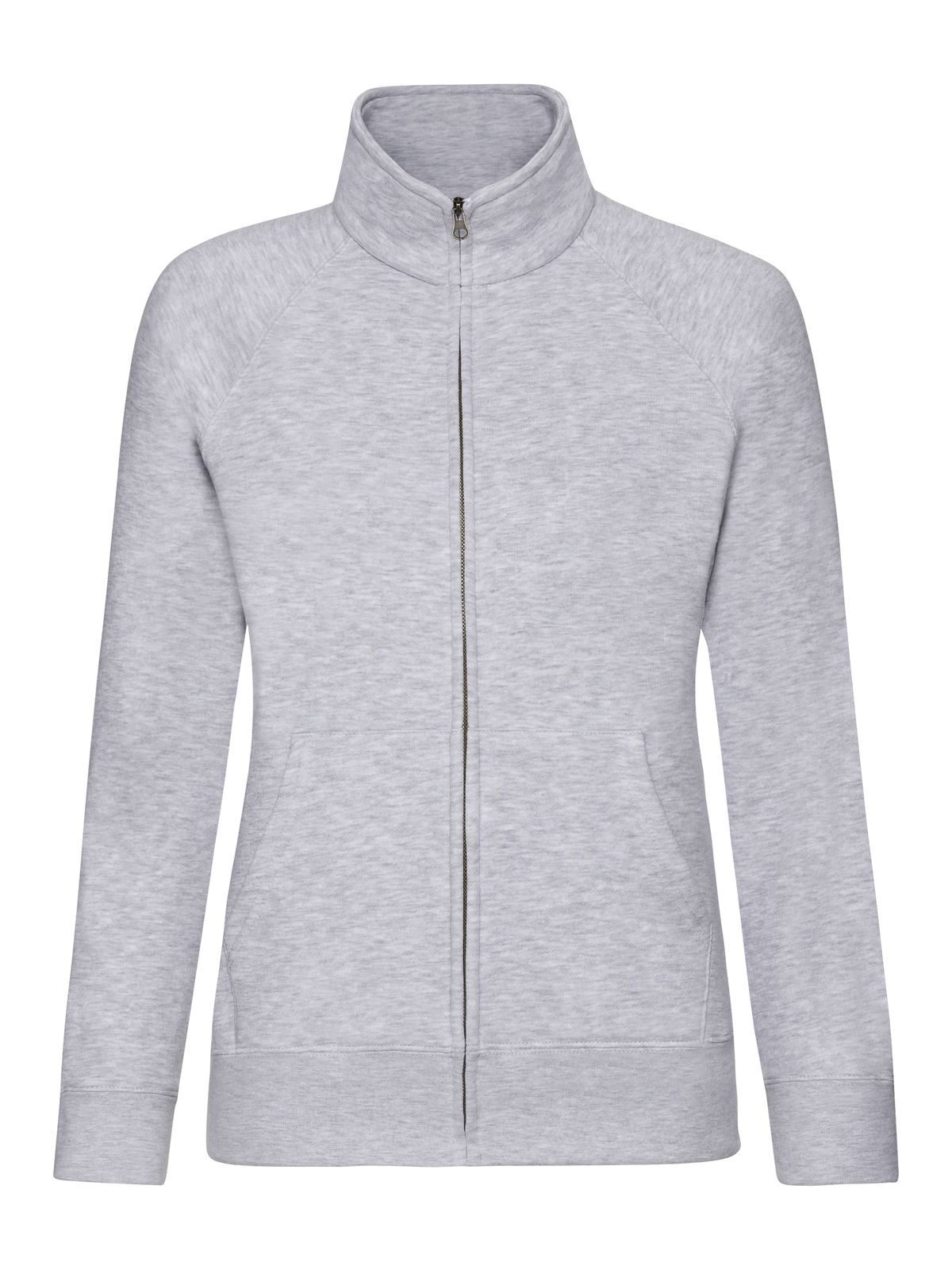 Premium-Sweatjacke für Damen - 94 - Melange Grey