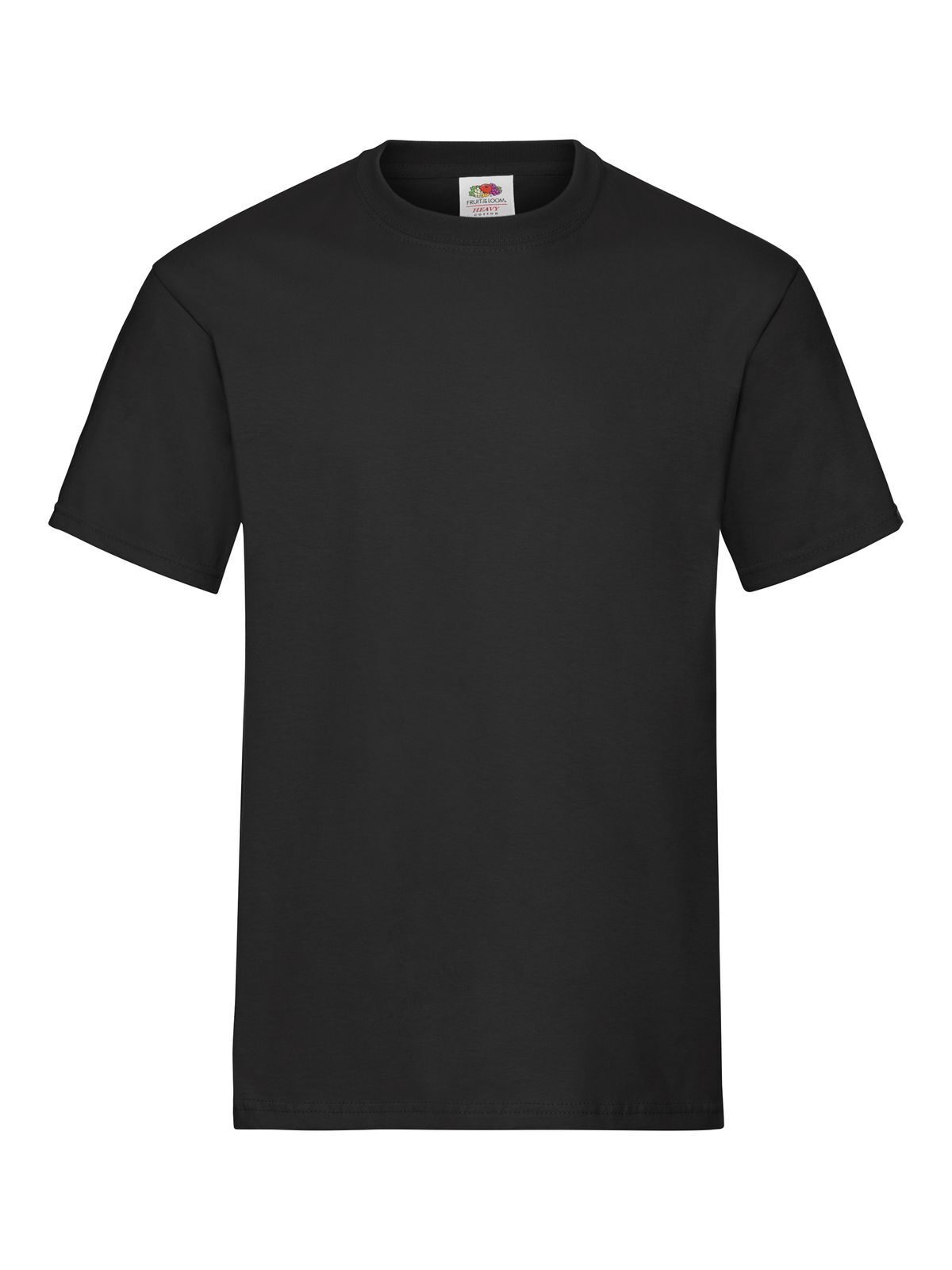 Schweres Baumwoll-T-Shirt - 36 - Schwarz