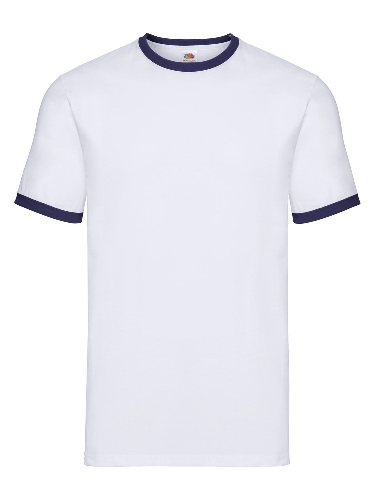 Ringer Tee - Weiß Marineblau
