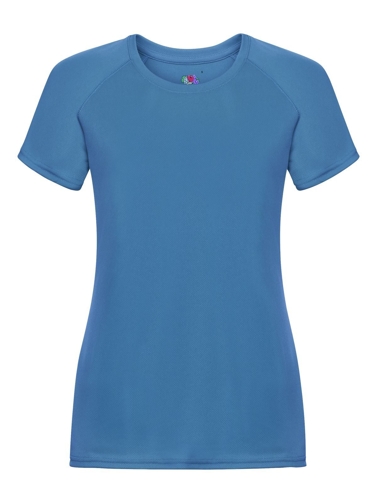 Damen Performance T - Azurblau