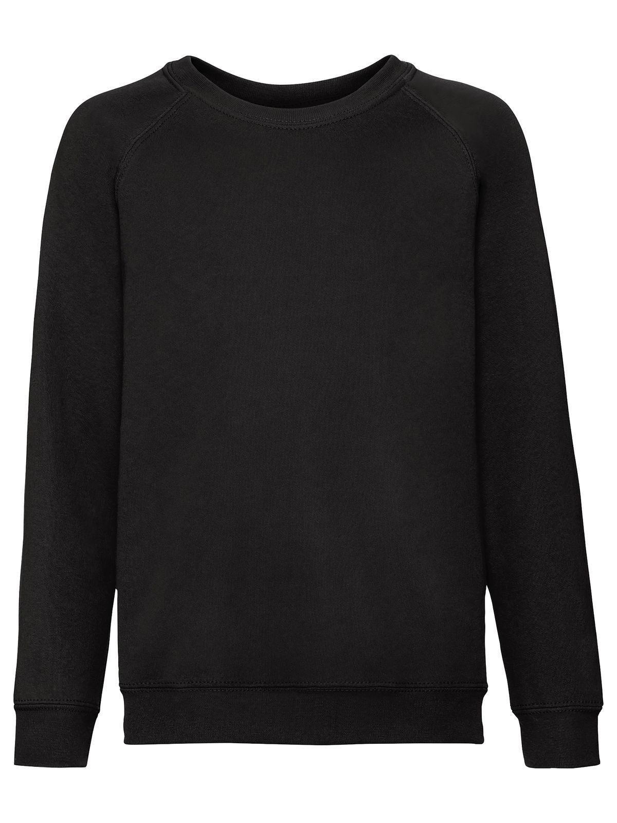 Klassisches Raglan-Sweatshirt für Kinder - 36 - Schwarz