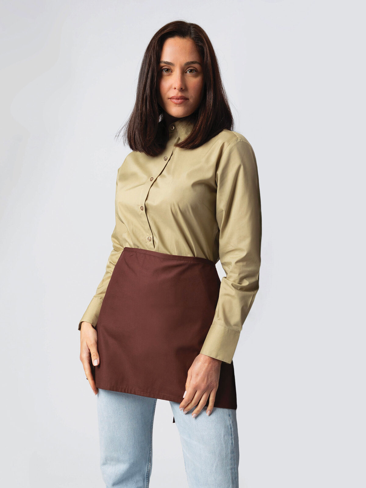 Einfache Halbschürze