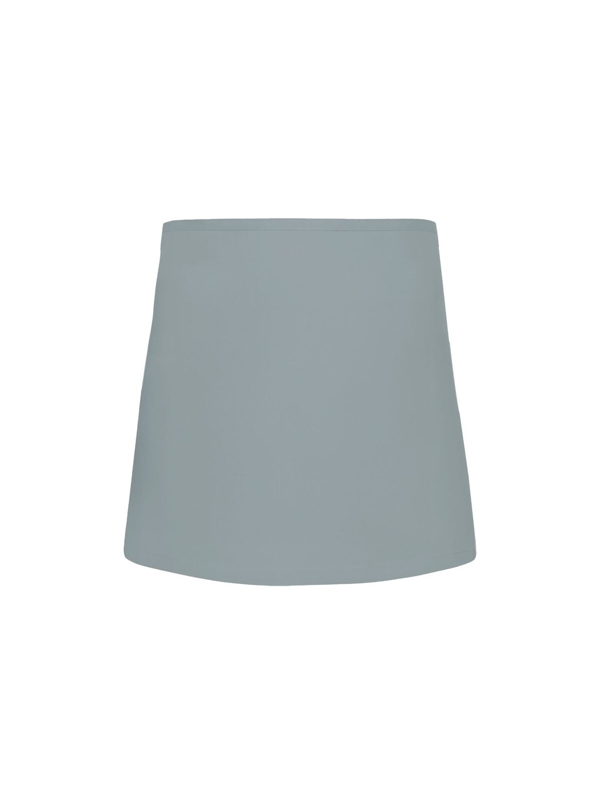 Einfache Halbschürze - graue Heide