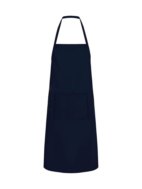 Einfache Schürze mit Tasche - NY - Marine