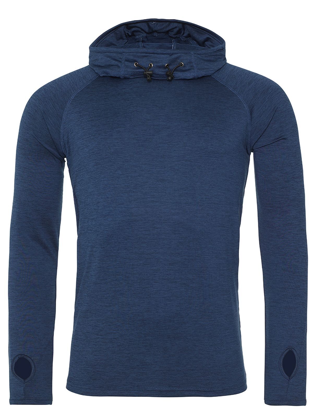 Cooles Herren-Top mit Wasserfallausschnitt - NYM - Navy Melange