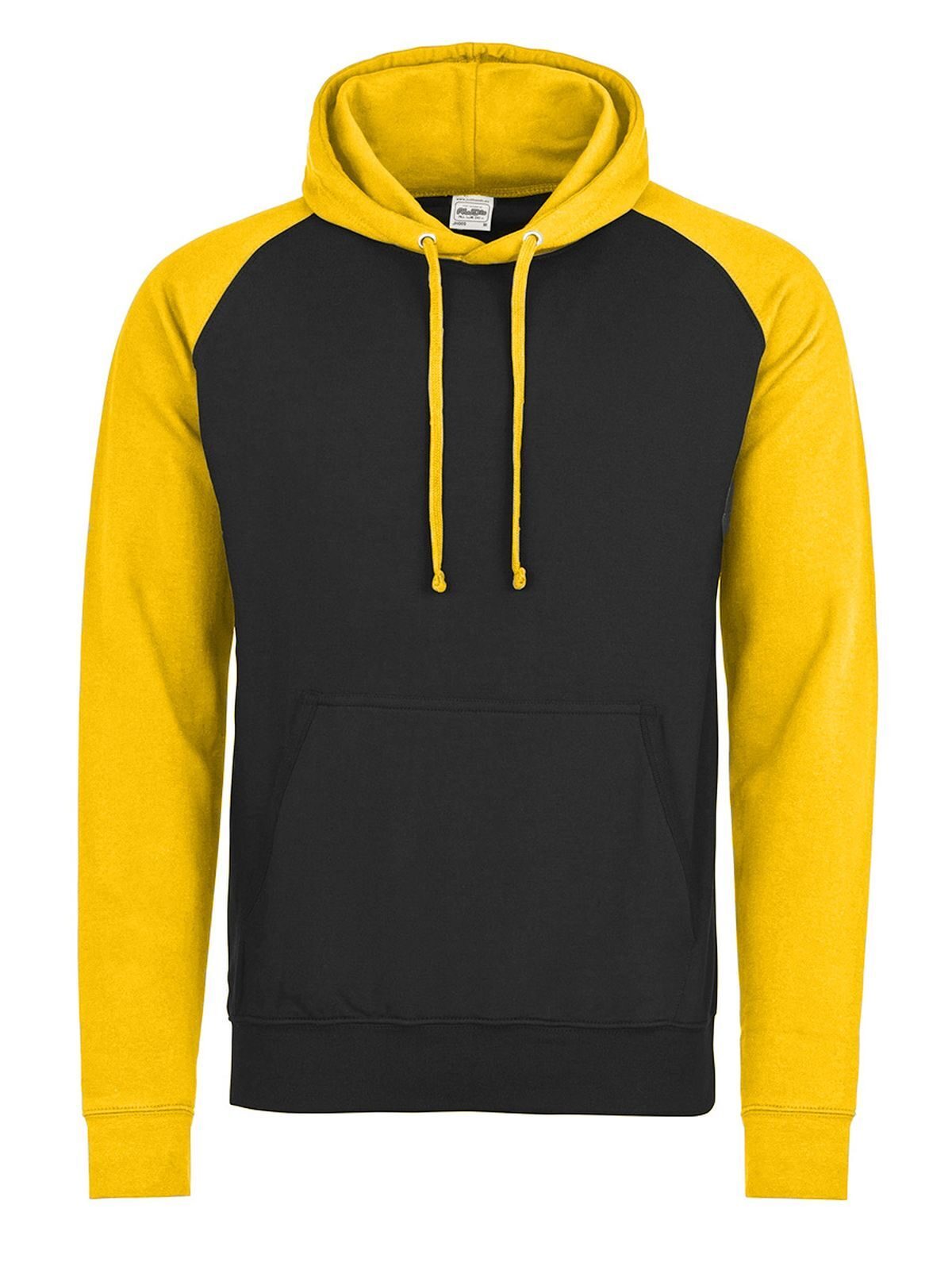 Baseball-Hoodie - JBL - GLD – Jet Black-Gold