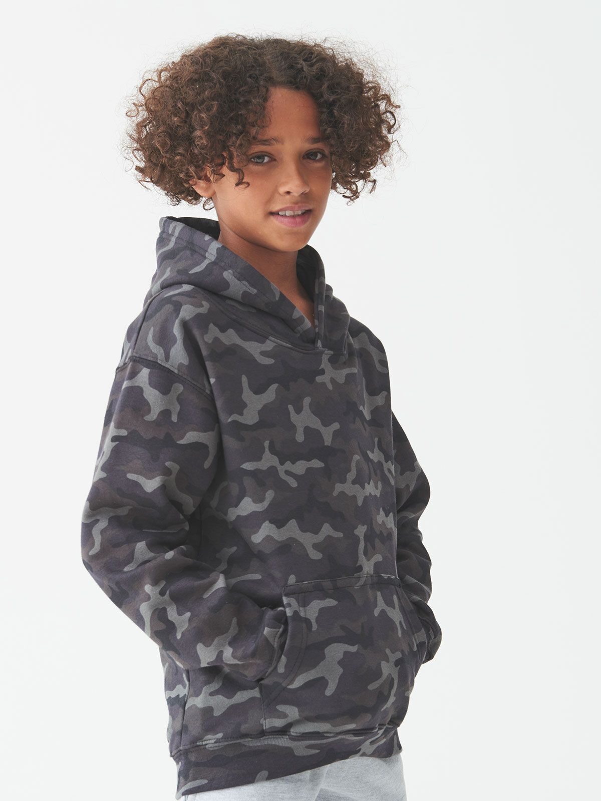Kinder-Camouflage-Hoodie