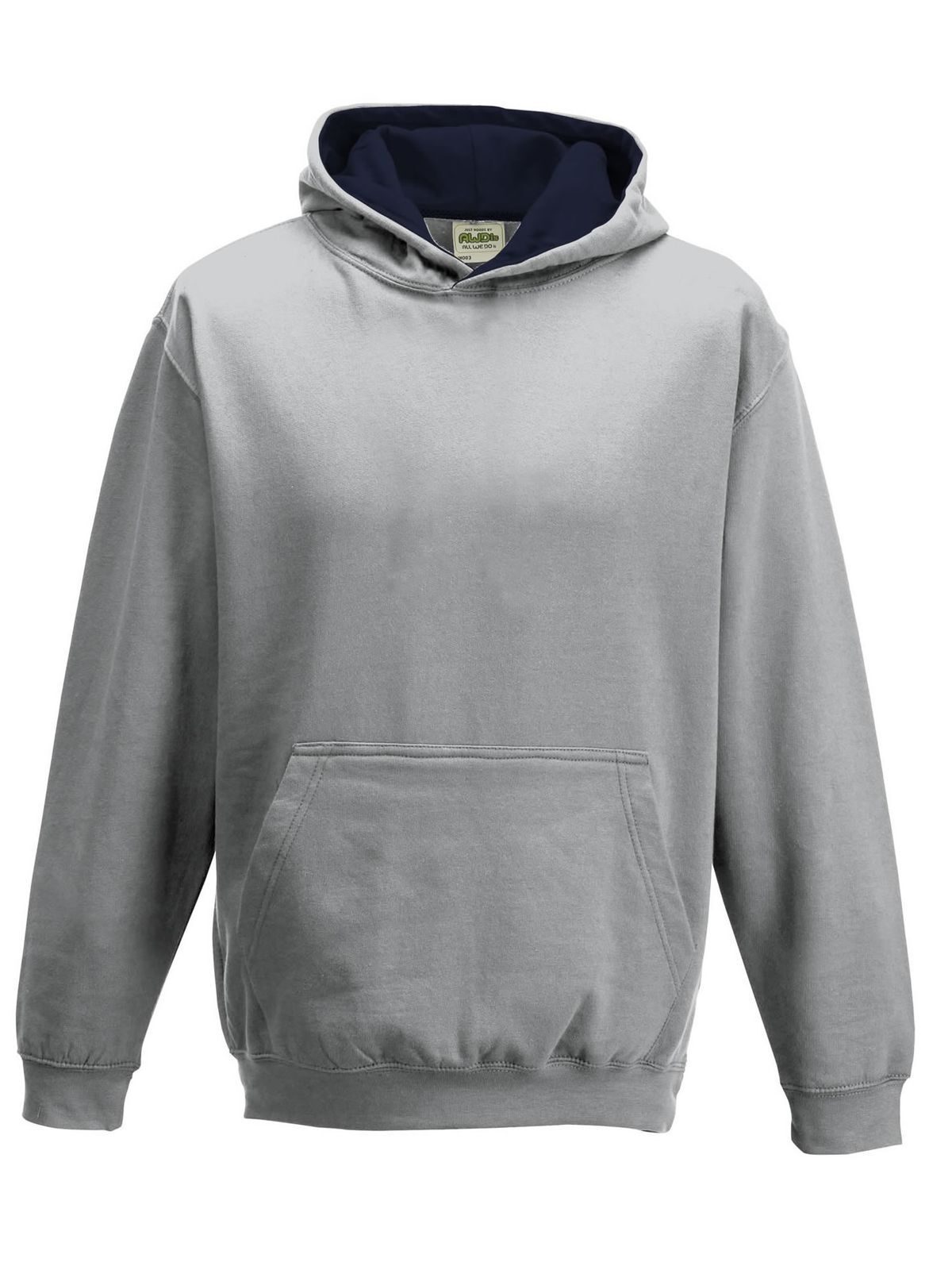 College-Hoodie für Kinder - HGR-FNA - Heather Grey-Navy