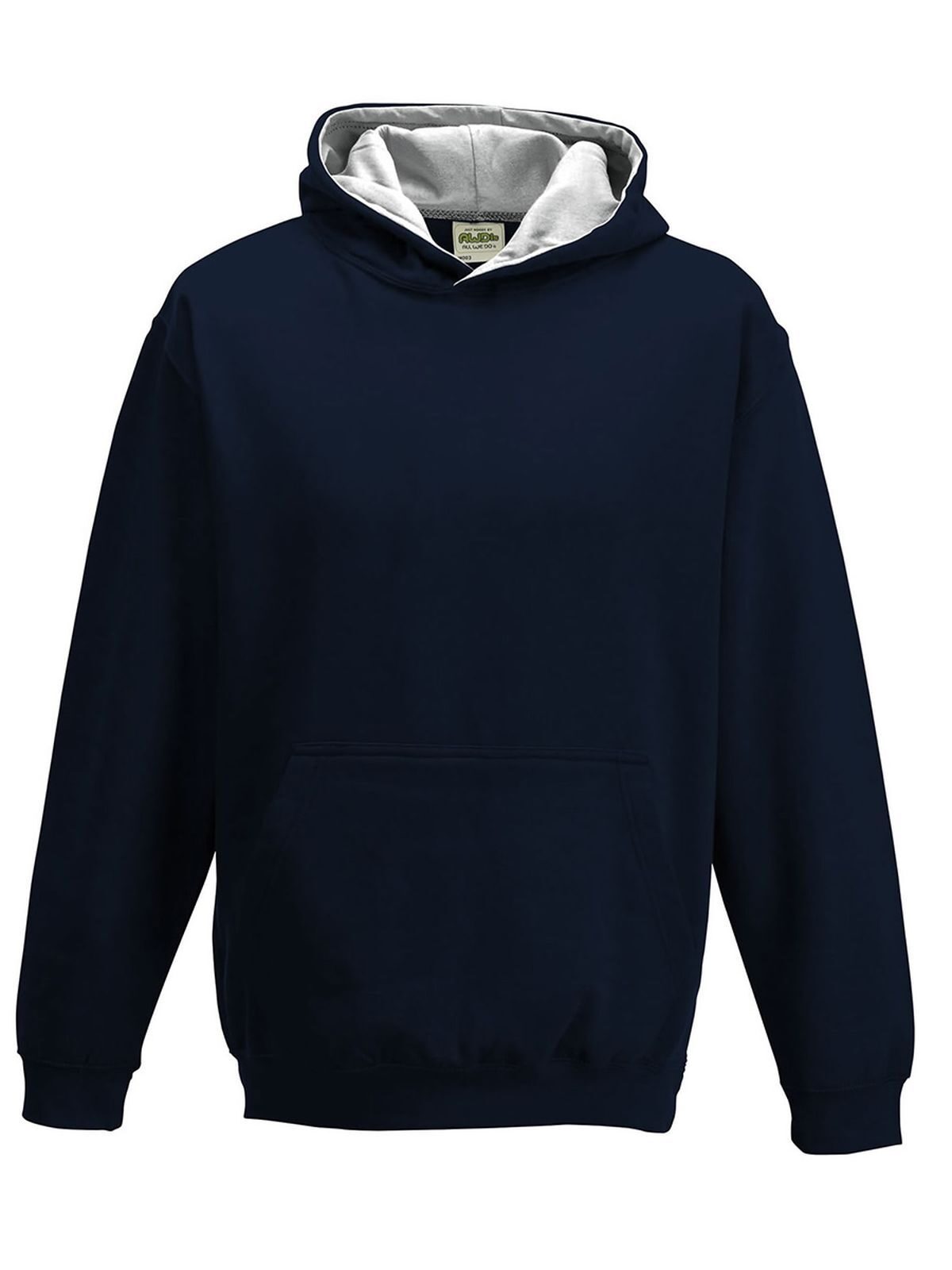 College-Hoodie für Kinder - NFN-HGR – Französische Marine-Heahter Grey