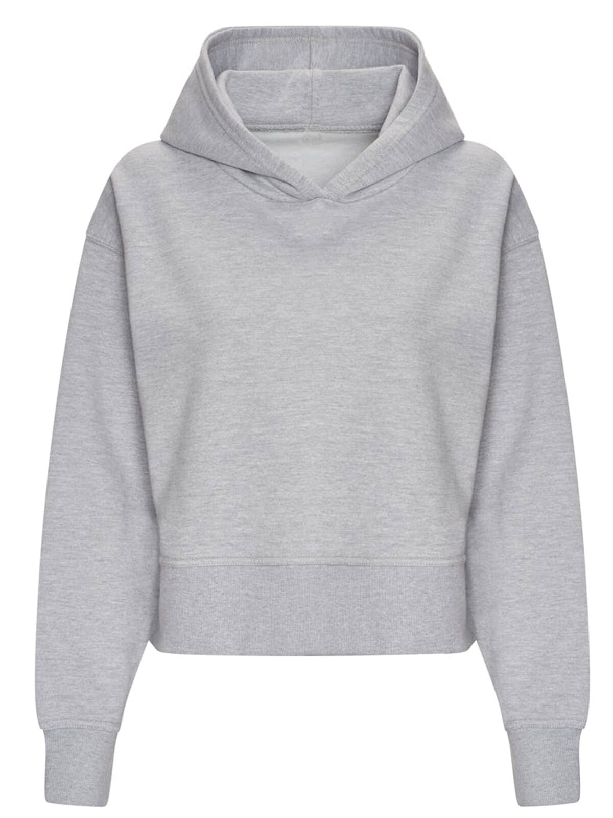 Lässiger Damen-Hoodie - HGR-WHT - Heather Grey