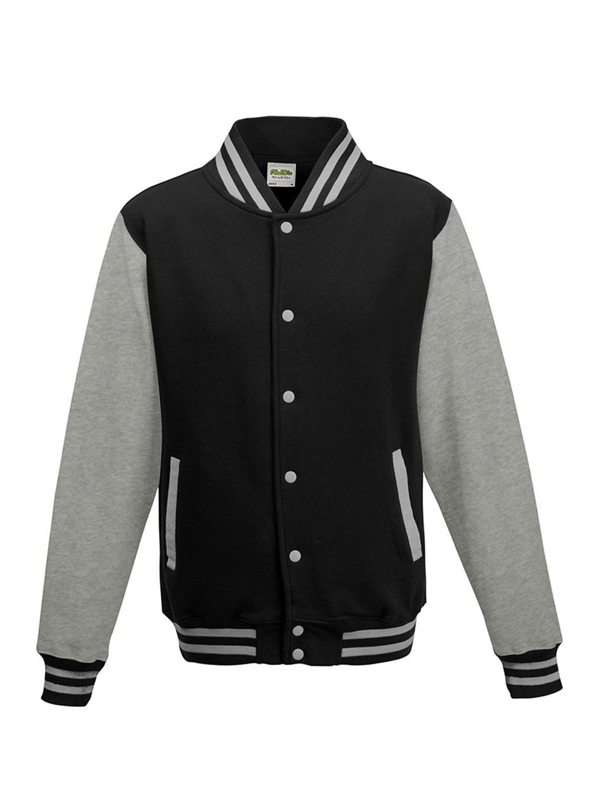 Collegejacke - JBL-HGR – Jet Black-Heather Grey