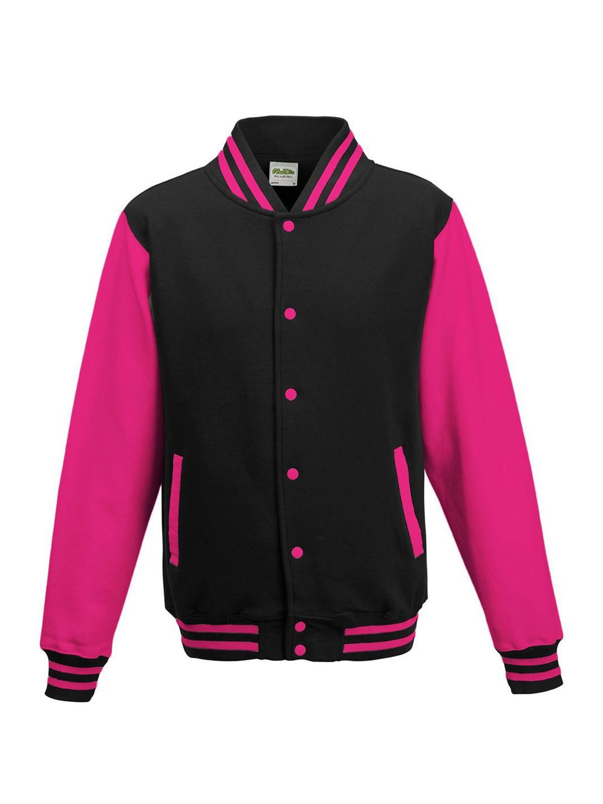 Collegejacke - JBL-HPK – Tiefschwarz-Pink