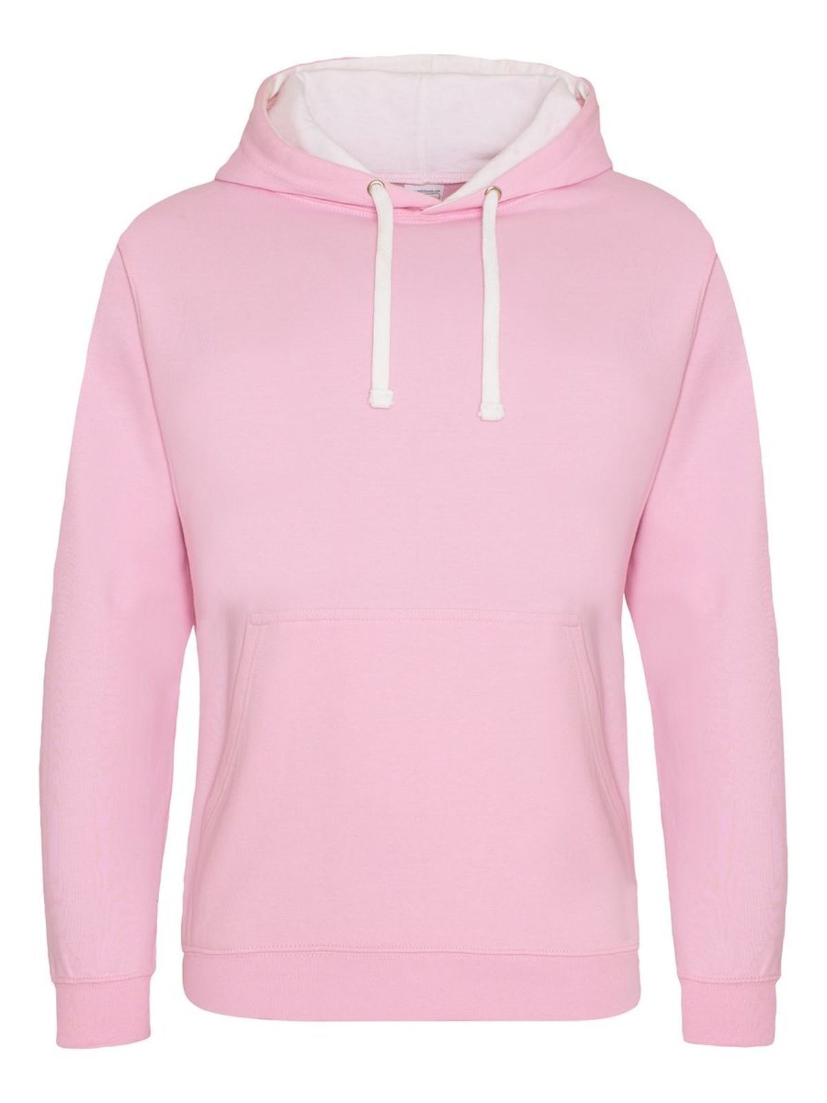 College-Hoodie - Babyrosa/Arktisweiß
