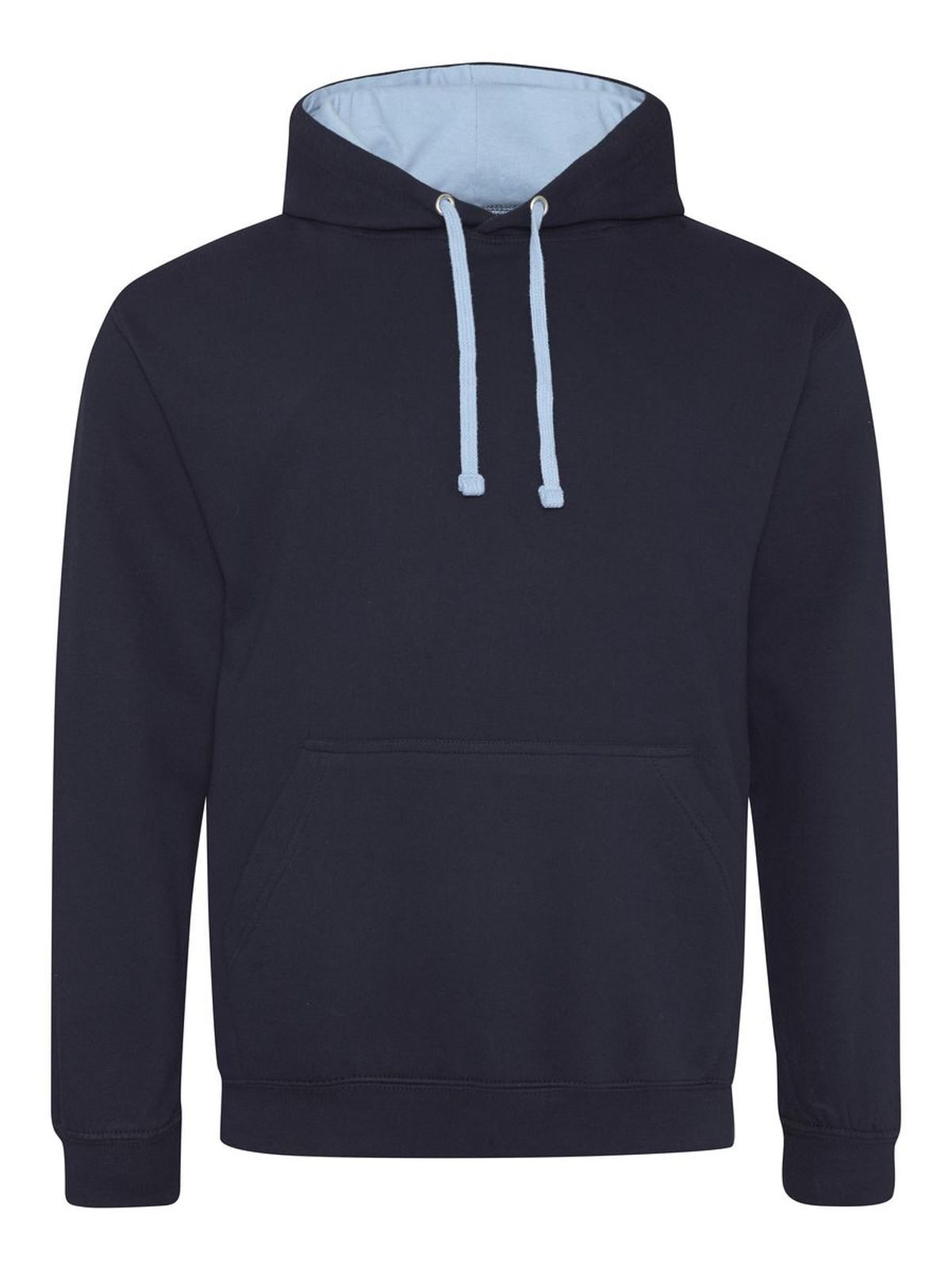College-Hoodie - Neue französische Marine/Himmel