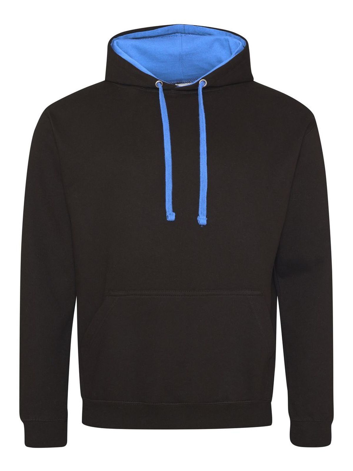 College-Hoodie - JBL - SAP – Jet Black-Sapphire Blue