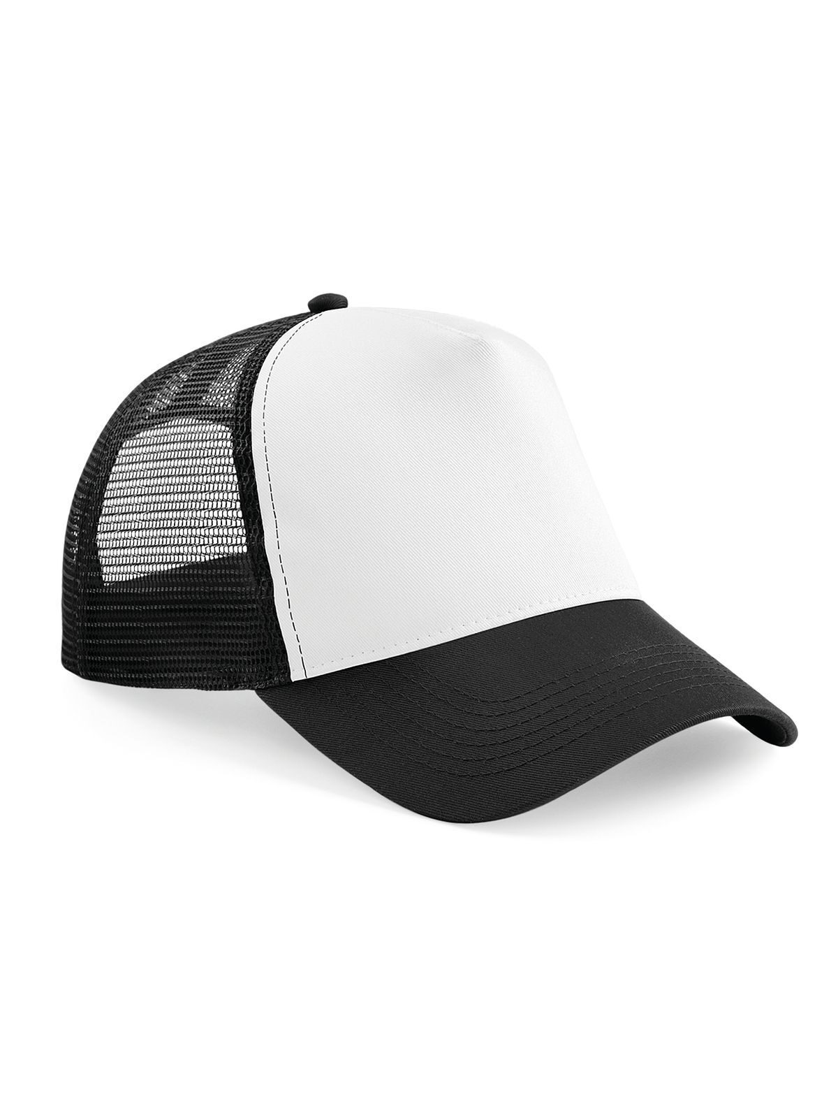 Snapback Trucker - Schwarz/Weiß