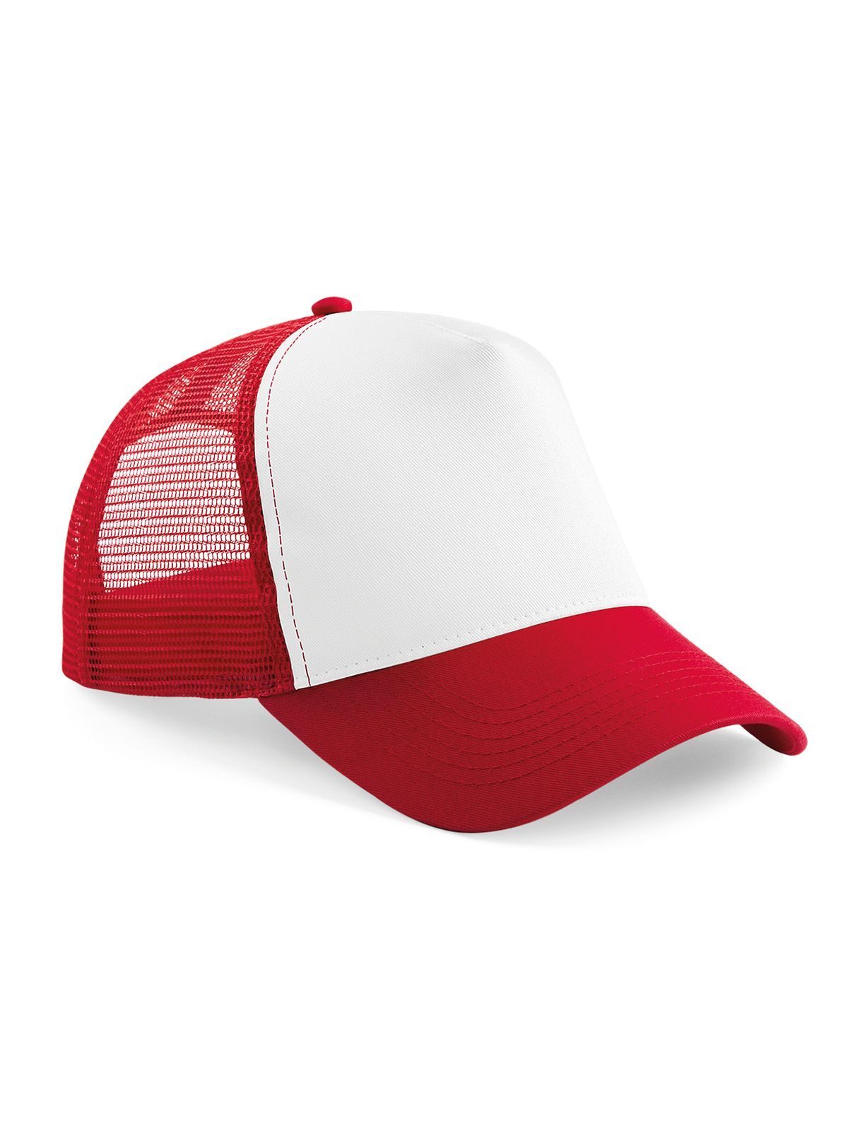 Snapback Trucker - klassisches Rot/Weiß