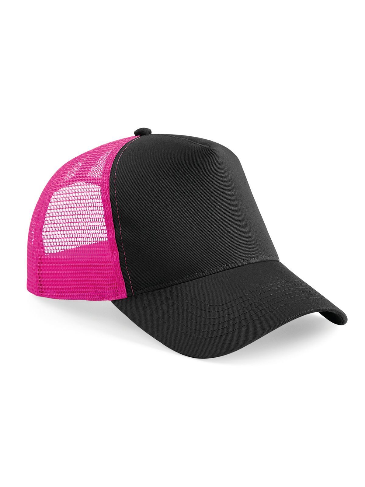 Snapback Trucker - Schwarz/Fuchsia