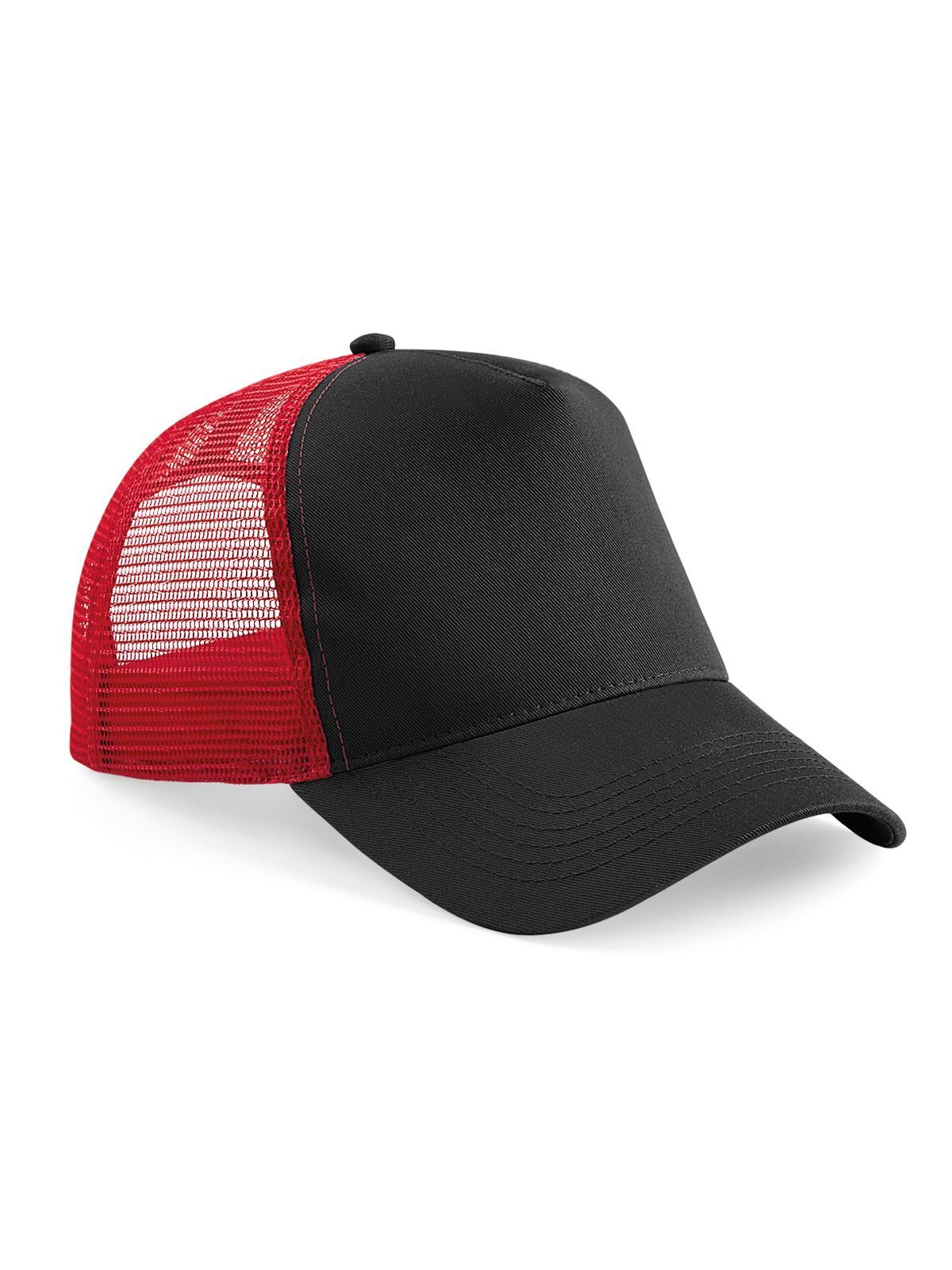 Snapback Trucker - Schwarz/Klassisches Rot