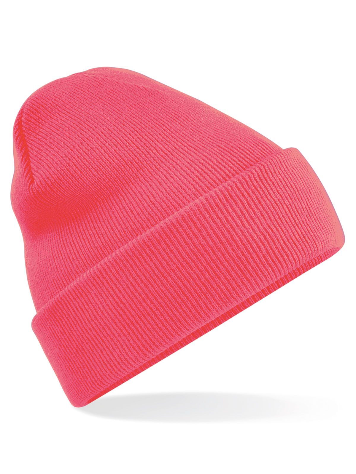 Original Cuffed Beanie - Fluoreszierendes Pink