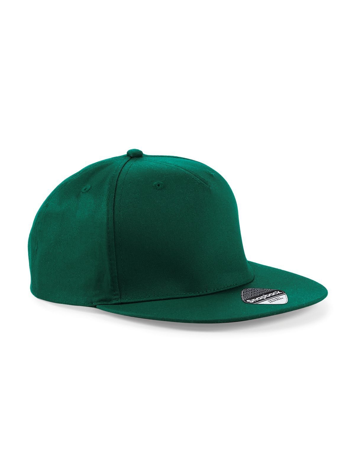 5-Panel-Snapback-Rapper-Cap - flaschengrün