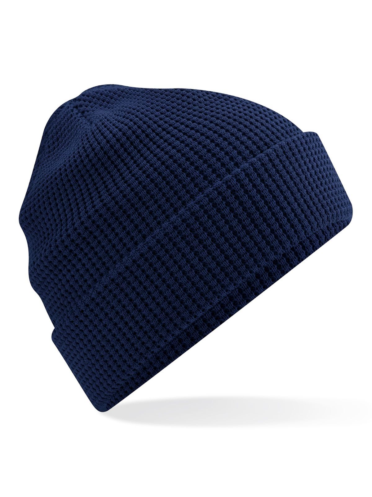 Waffelmütze aus Bio-Baumwolle - Oxford Navy