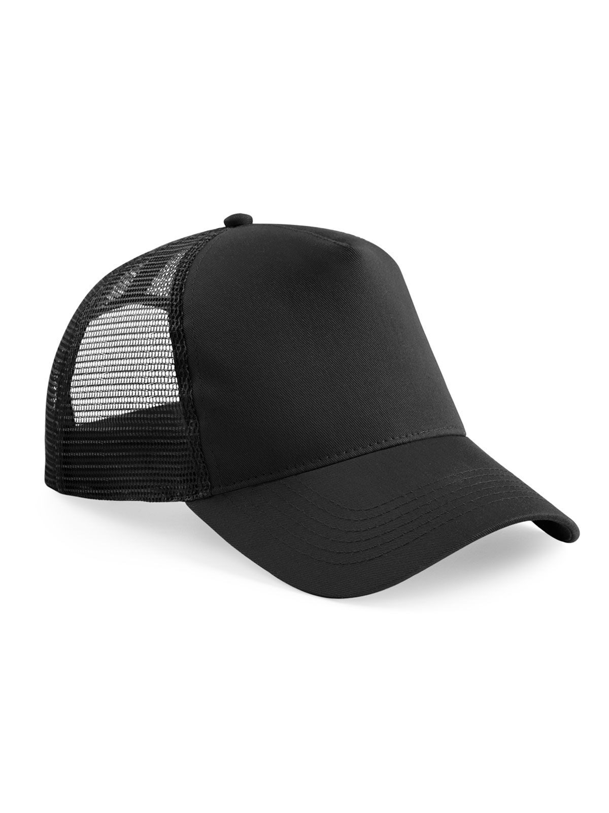 Junior Snapback Trucker - schwarz/schwarz