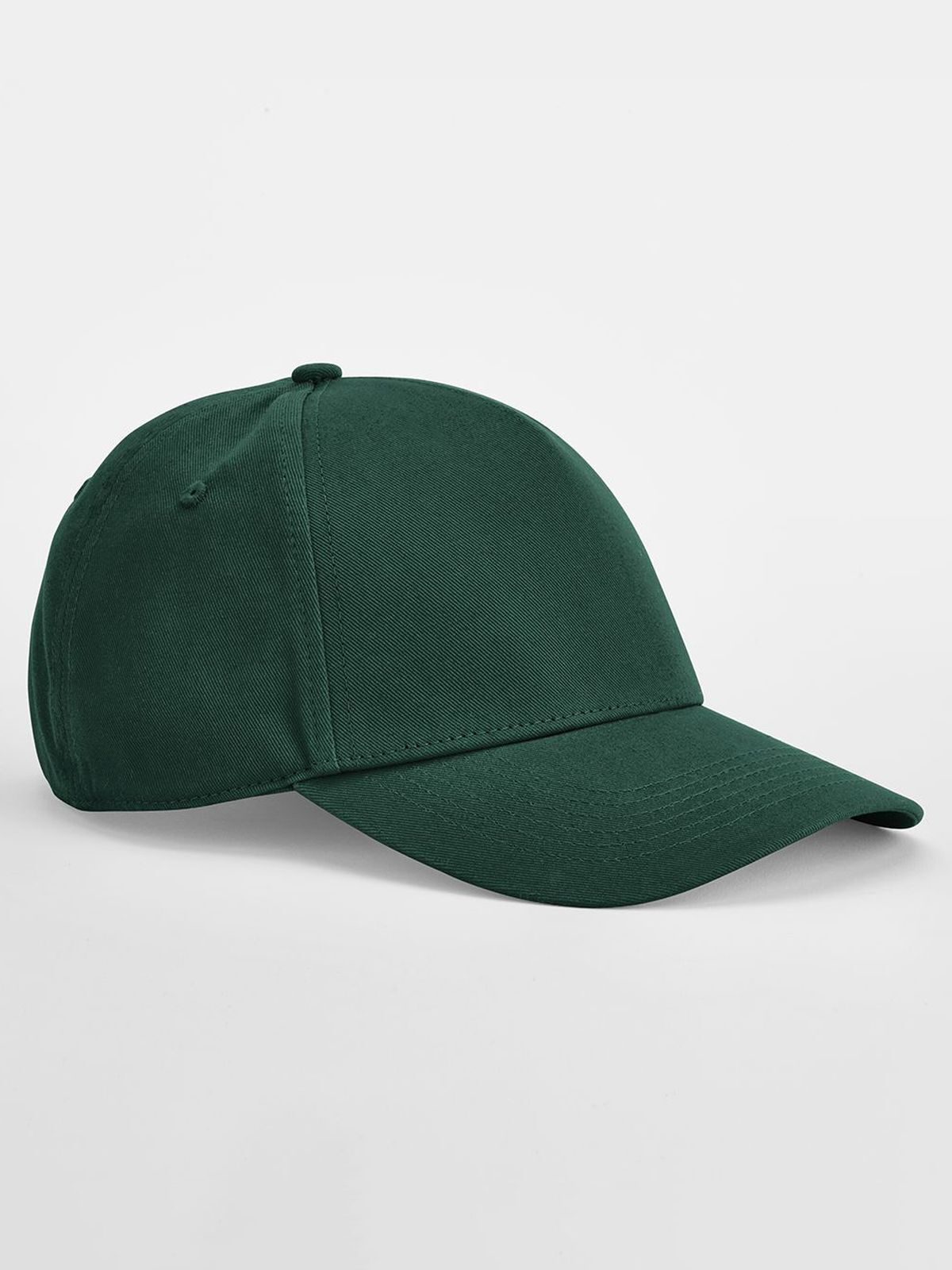 EarthAware® Klassische Bio-Baumwoll-5-Panel-Kappe - Flaschengrün