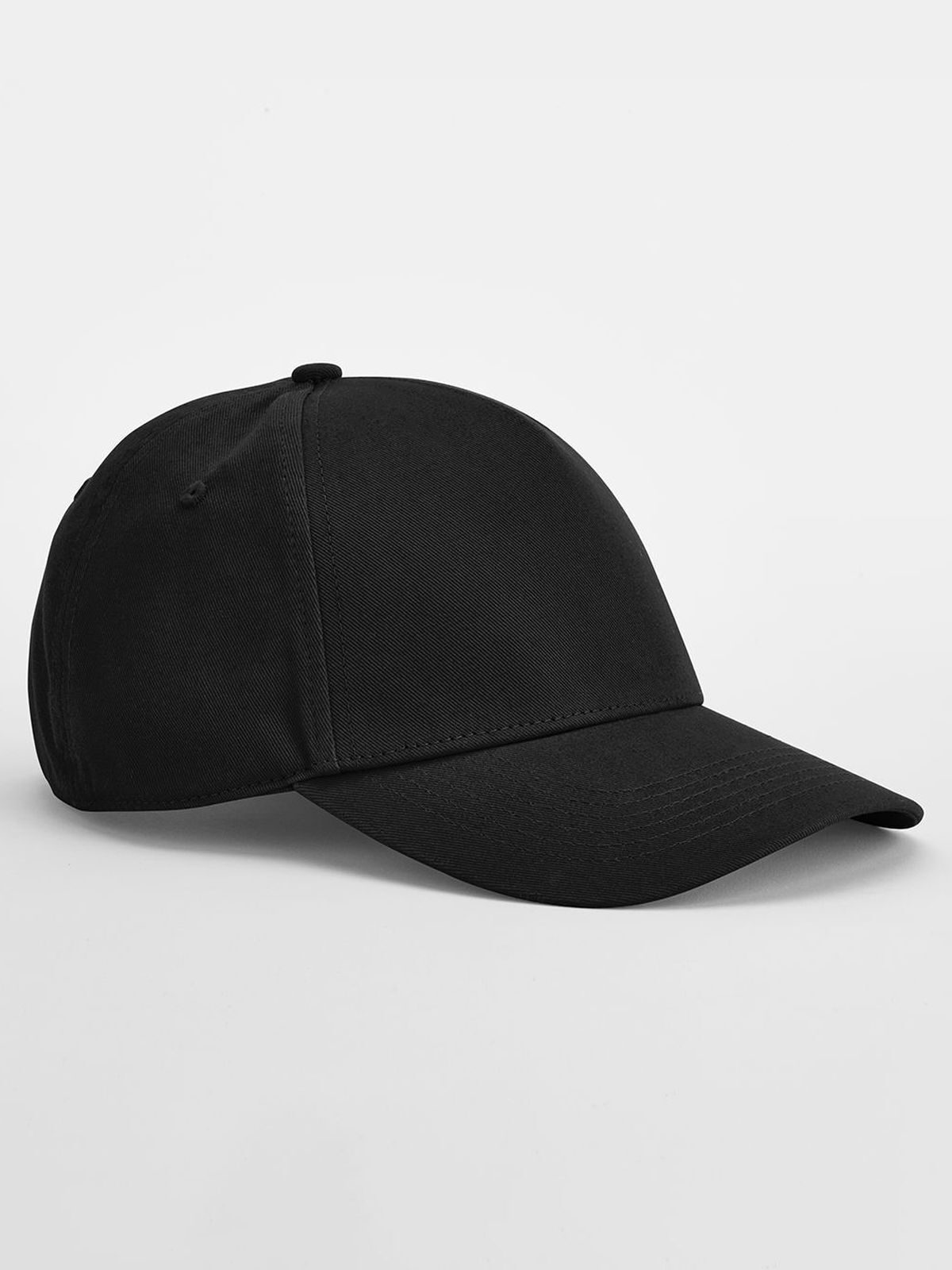 EarthAware® Klassische Bio-Baumwoll-5-Panel-Kappe - Schwarz