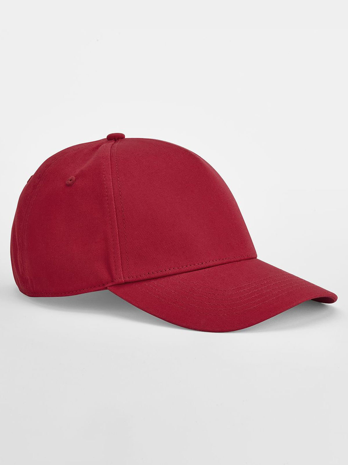 EarthAware® Klassische Bio-Baumwoll-5-Panel-Kappe - Klassisches Rot