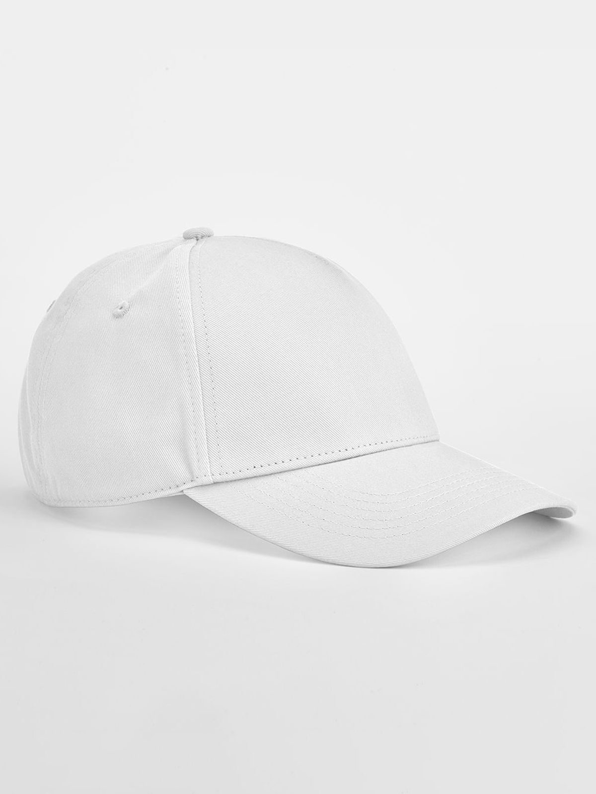 EarthAware® Klassische Bio-Baumwoll-5-Panel-Kappe - Weiß