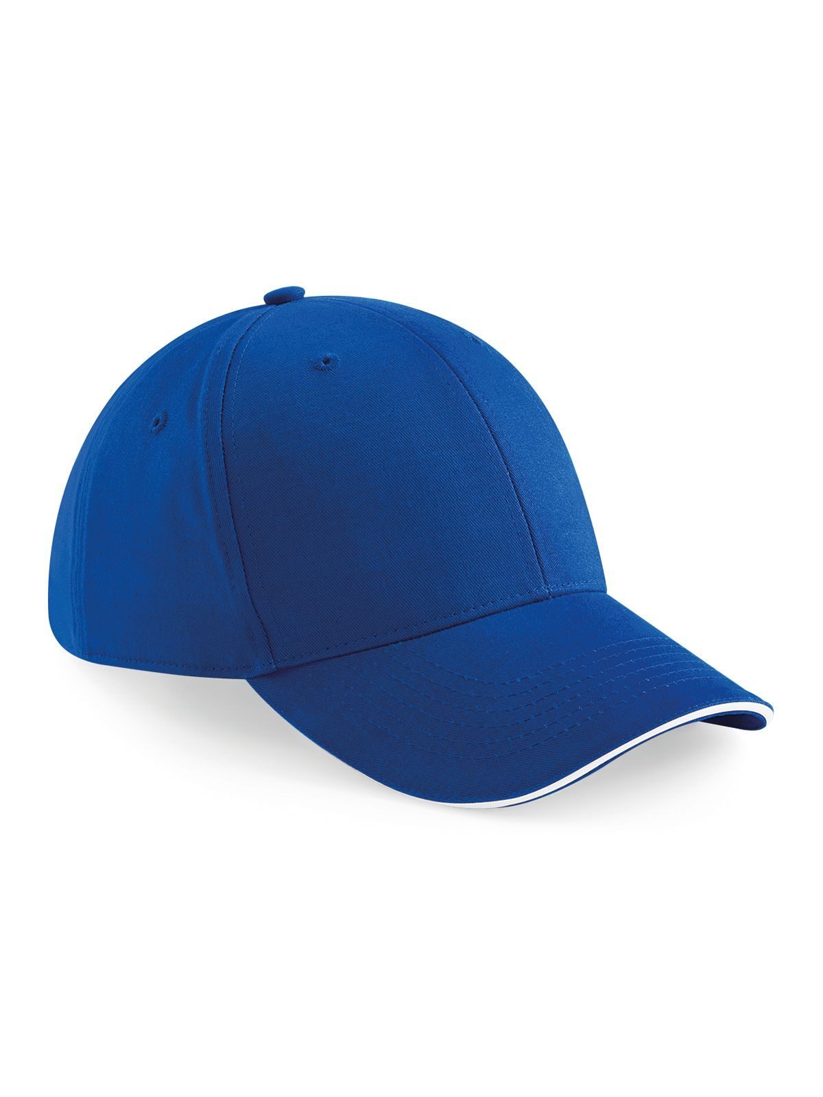 Athleisure 6 Panel Cap - strahlend königsblau/weiß