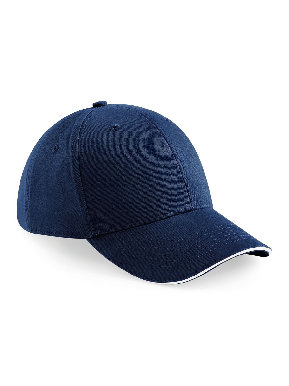 Athleisure 6 Panel Cap - Französischblau/Weiß