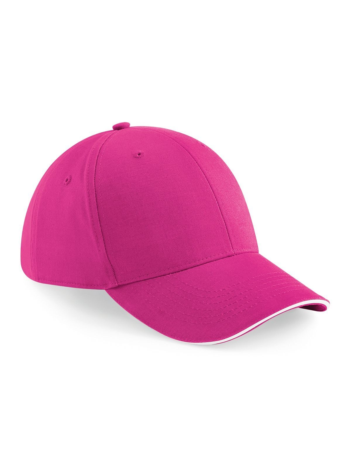 Athleisure 6 Panel Cap - Fuchsia/Weiß