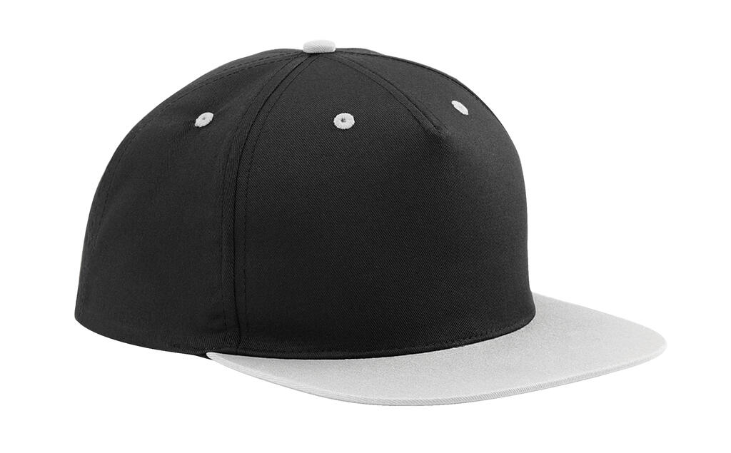 5-Panel-Kontrast-Snapback - Schwarz Grau