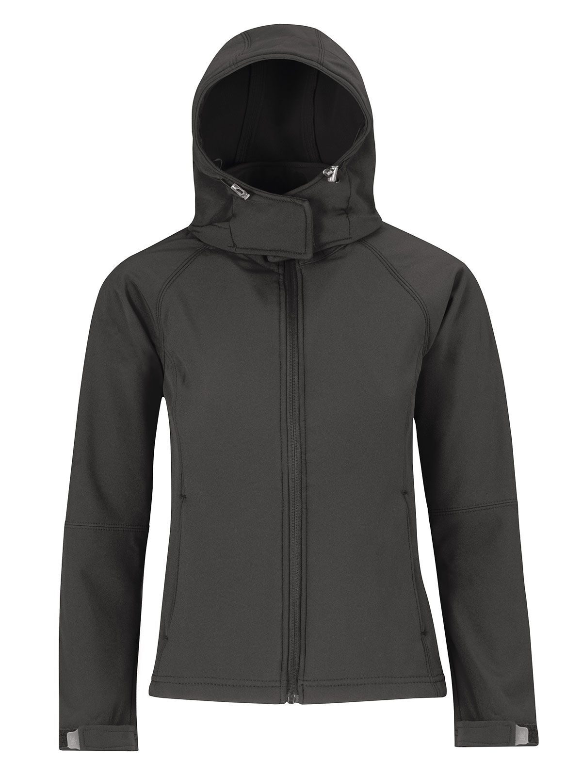 Softshelljacke mit Kapuze für Damen - 670 - Dunkelgrau